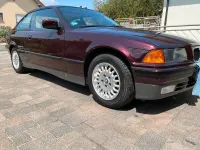 Brugt BMW 318 140 HK (102 kW) 1993 Rød Coupe