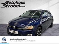Gebraucht VW Polo United 110 PS (80 kW) 2021 Atlantik blue metallic (metallic) Kleinwagen