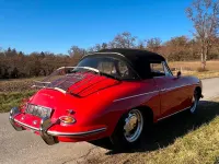Gebraucht Porsche 356 75 PS (55 kW) 1965 Rot Cabrio