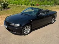 Gebraucht BMW 325 Cabriolet 192 PS (141 kW) 2003 Schwarz Cabrio