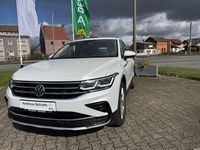 Gebraucht VW Tiguan Elegance 150 PS (110 kW) 2021 Oryxweiß perlmutteffekt SUV