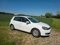 Gebraucht VW Golf VI Trendline 80 PS (58 kW) 2009 Weiß Kleinwagen