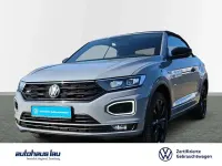 Gebraucht VW T-Roc Cabriolet R-line 150 PS (110 kW) 2021 Grau Cabrio