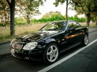 Gebraucht Mercedes SLK230 AMG 193 PS (141 kW) 1999 Schwarz Cabrio
