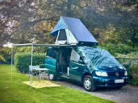 Gebraucht Mercedes V220 2000 Grün Van / Kleinbus