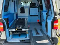 Second-hand VW T5 130 CP (95 kW) 2009 Alb Van