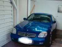 Gebraucht Mercedes SLK200 136 PS (100 kW) 1999 Blau Cabrio
