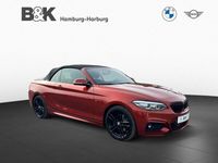 gebraucht BMW 220 220 iA Cabrio M SPORT NaviPr,AdaLED,St+Go,H/K,Kam Sportpaket Bluetooth Navi LED K