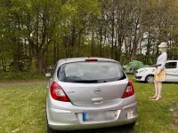 Używany Opel Corsa 87 KM (63 kW) 2009 Srebrny Hatchback