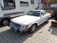 Gebraucht Mercedes SL380 204 PS (150 kW) 1981 Weiß Cabrio