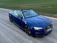 Gebraucht Audi A5 Cabriolet S-Line 177 PS (130 kW) 2015 Blau Cabrio