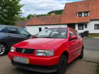 Gebraucht VW Polo Basis 50 PS (36 kW) 1998 Rot Kleinwagen