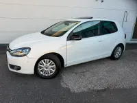 Gebraucht VW Golf VI Style 122 PS (89 kW) 2011 Weiß Kleinwagen