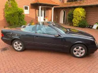 Gebraucht Mercedes CLK200 163 PS (119 kW) 2000 Blau Cabrio