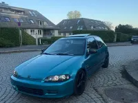 Gebraucht Honda Civic LS 75 PS (55 kW) 1995 Blau Limousine