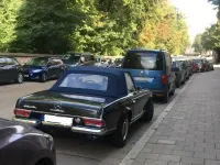 Gebraucht Mercedes SL280 170 PS (125 kW) 1968 Blau Cabrio