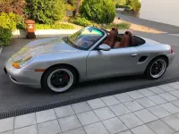 Brugt Porsche Boxster 204 HK (150 kW) 1998 Sølv Cabriolet