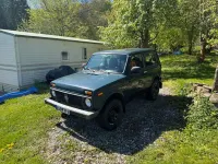 Second-hand Lada niva 82 CP (60 kW) 2009 Verde SUV
