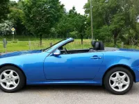 Gebraucht Mercedes SLK230 197 PS (144 kW) 2000 Blau Cabrio