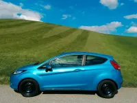 Gebraucht Ford Fiesta 82 PS (60 kW) 2009 Blau Kleinwagen