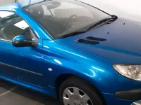 Gebraucht Peugeot 206 CC 135 PS (99 kW) 2002 Blau Cabrio