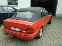 Gebraucht Ford Escort Cabriolet 90 PS (66 kW) 1987 Rot Cabrio