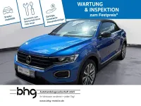 Gebraucht VW T-Roc Cabriolet Style 150 PS (110 kW) 2021 Blau Cabrio