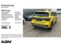 Gebraucht VW T-Cross R-line 116 PS (85 kW) 2024 Gelb SUV