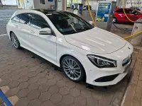 Gebraucht Mercedes CLA250e Shooting Brake AMG 211 PS (155 kW) 2018 Weiß Kombi