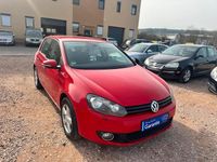 Gebraucht VW Golf VI Trendline 80 PS (58 kW) 2010 Rot Kleinwagen