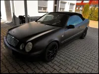 Gebraucht Mercedes CLK200 136 PS (100 kW) 1999 Schwarz Cabrio
