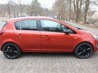 Gebraucht Opel Corsa Color Edition 69 PS (50 kW) 2013 Orange Kleinwagen