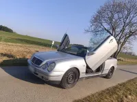 Gebraucht Mercedes CLK320 218 PS (160 kW) 1999 Silber Cabrio