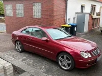 Gebraucht Mercedes CLK240 170 PS (125 kW) 2003 Rot Coupé
