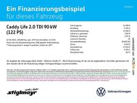 Gebraucht VW Caddy Life 122 PS (89 kW) 2021 Candyweiß Van / Kleinbus