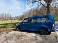 Gebraucht VW Caddy Maxi 105 PS (77 kW) 2009 Blau Van / Kleinbus