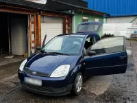 Gebraucht Ford Fiesta 60 PS (44 kW) 2003 Blau Kleinwagen