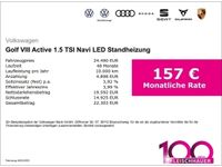 gebraucht VW Golf VIII Active 1.5 TSI KLIMA LED NAVI Standheizung