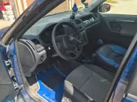 Gebraucht Skoda Fabia 2011 Blau Kleinwagen