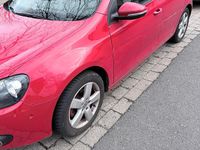 Gebraucht VW Golf VI 105 PS (77 kW) 2010 Rot Kleinwagen