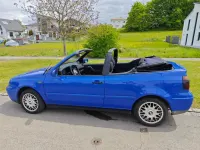 Brugt VW Golf Cabriolet 101 HK (74 kW) 1998 Blå Cabriolet