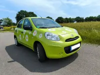 Gebraucht Nissan Micra 80 PS (58 kW) 2012 Grün Kleinwagen