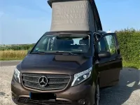 Gebraucht Mercedes V250 Marco Polo 190 PS (139 kW) 2019 Braun Van / Kleinbus