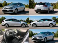 Gebraucht Renault Mégane GrandTour 95 PS (69 kW) 2014 Silber Kombi