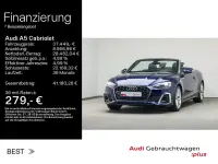 Gebraucht Audi A5 Cabriolet S-Line 204 PS (150 kW) 2023 Navarrablau metallic/verdeck s Cabrio