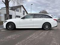 Gebraucht Mercedes C180 AMG line 170 PS (125 kW) 2022 Weiß Kombi