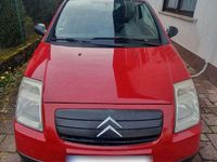 Gebraucht Citroën C2 60 PS (44 kW) 2003 Rot Kleinwagen