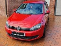Gebraucht VW Golf VI Style 80 PS (58 kW) 2010 Rot Kleinwagen