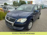 Gebraucht VW Touran Conceptline 105 PS (77 kW) 2007 Blau Van / Kleinbus