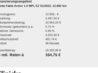 Gebraucht Skoda Fabia Active 80 PS (58 kW) 2022 Energyblau Kleinwagen